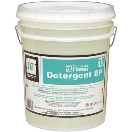 SPARTAN CHEMICAL CO. Clothesline Fresh 5 Gallon Detergent EP 701805